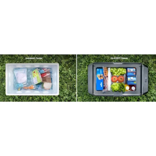 EcoFlow Glacier Classic Φορητό Ψυγείο 35lt Ηλιακό / 100-240V / 12V / 24V Γκρι