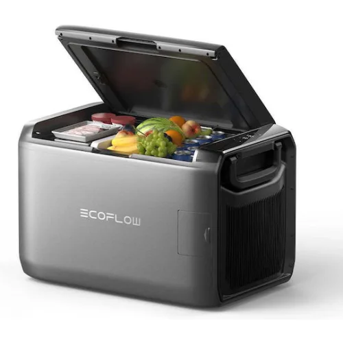EcoFlow Glacier Classic Φορητό Ψυγείο 55lt 12V / 24V / 100-240V / Ηλιακό Γκρι