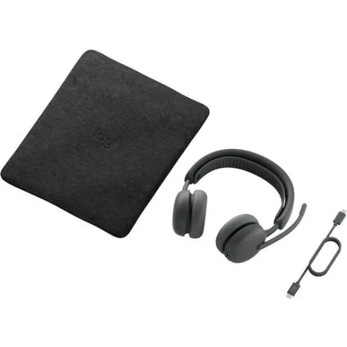 Logitech Zone Wireless 2 ES Teams Version On Ear Multimedia Ακουστικά με μικρόφωνο και σύνδεση Bluetooth σε Γκρι χρώμα