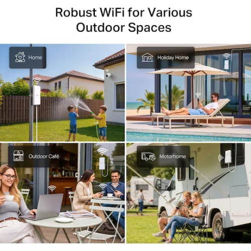 TP-Link 5G AX3000 Wi-Fi 6 Outdoor Router(ARCHER NX500-OUTDOOR) (TPARCHERNX500-OD)