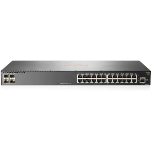 HP Aruba 2930F 24G 4SFP+ Managed L2 PoE+ Switch με 24 Θύρες Gigabit (1Gbps) Ethernet και 4 SFP Θύρες