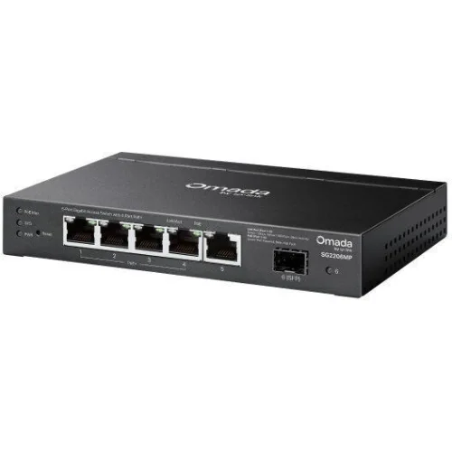 TP-LINK SG2206MP v1 Managed L2 PoE+ Switch με 6 Θύρες Gigabit (1Gbps) Ethernet και 6 SFP Θύρες
