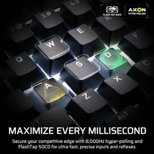 Corsair Galleon 100 SD Gaming Μηχανικό Πληκτρολόγιο με Corsair MLX Pulse διακόπτες και RGB φωτισμό (Αγγλικό US)