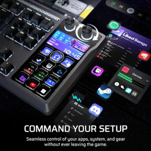 Corsair Galleon 100 SD Gaming Μηχανικό Πληκτρολόγιο με Corsair MLX Pulse διακόπτες και RGB φωτισμό (Αγγλικό US)