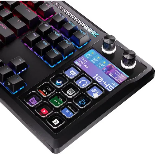 Corsair Galleon 100 SD Gaming Μηχανικό Πληκτρολόγιο με Corsair MLX Pulse διακόπτες και RGB φωτισμό (Αγγλικό US)