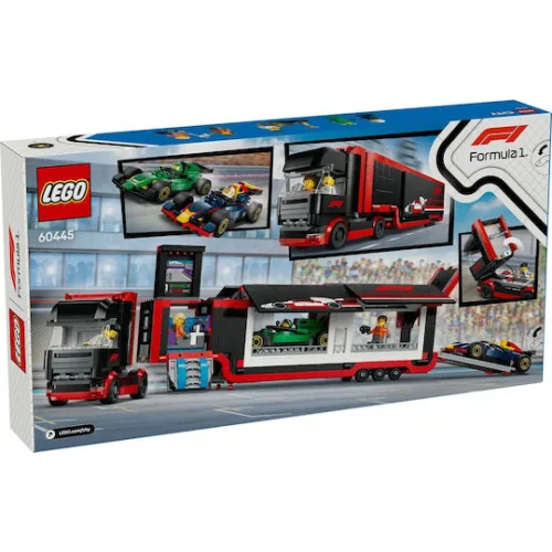 LEGO City F1® Truck with RB20 & AMR24 F1® Cars για 8+ Ετών 1086τμχΚωδικός: 60445