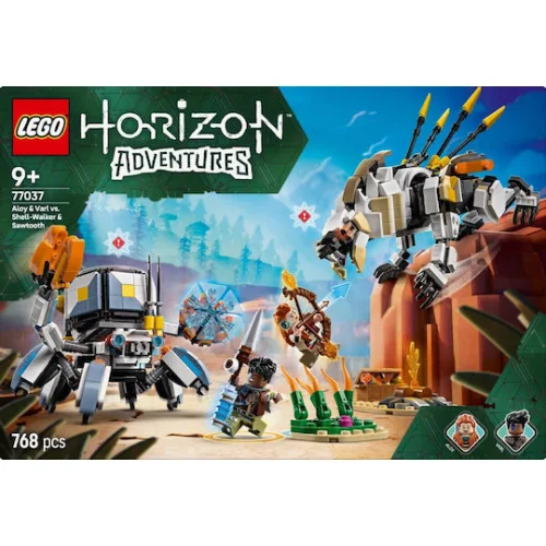 LEGO Τουβλάκια Aloy and Varl Vs Shell- Walker and Sawtooth για 9+ Ετών 768τμχΚωδικός: 77037