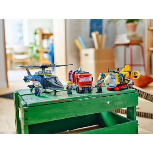 LEGO City Helicopter, Fire Engine & Submarine για 7+ Ετών 874τμχΚωδικός: 60462