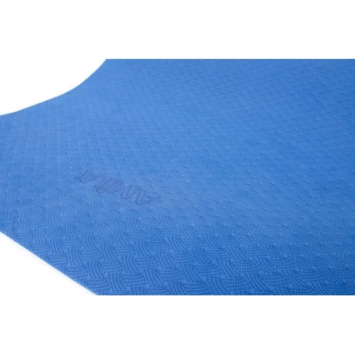 AMILA Στρώμα Γυμναστικής Yoga Μπλε με Ιμάντα Μεταφοράς (173x61x0.6cm)Κωδικός: 81778