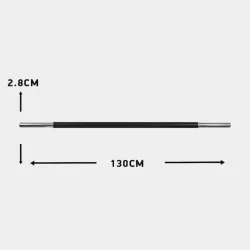 AMILA Body-Pump Μπάρα Φ28mm 1.5kg Μήκους 130cm με Κολάρα Μανταλάκια