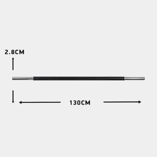 AMILA Body-Pump Μπάρα Φ28mm 1.5kg Μήκους 130cm με Κολάρα Μανταλάκια