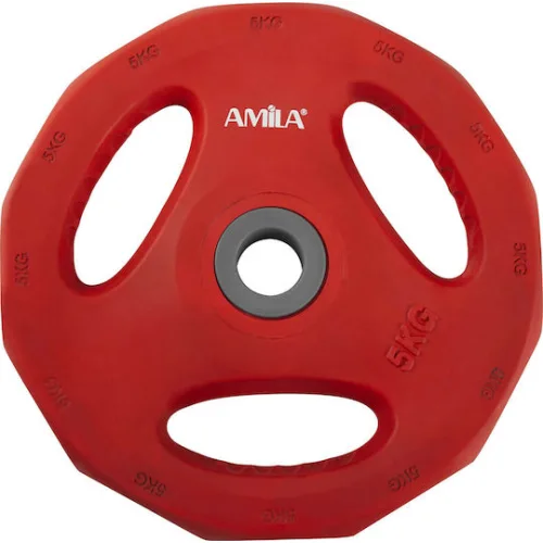 AMILA Pump Rubber Δίσκος Λαστιχένιος 1 x 5kg Φ28mm με ΛαβέςΚωδικός: 44416