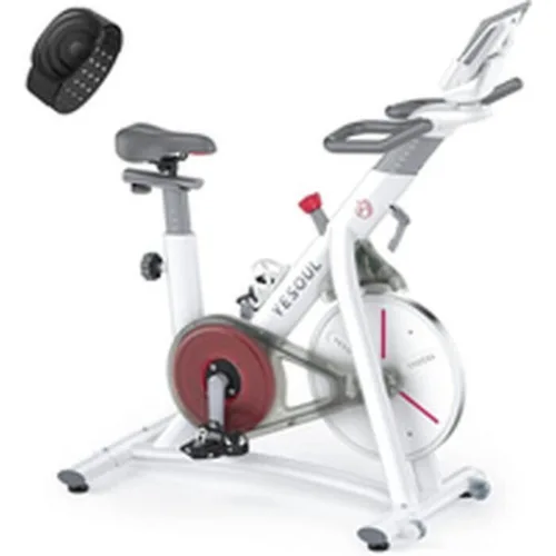 Yesoul S3 Ποδήλατο Spinning Μαγνητικό με Ροδάκια Λευκό