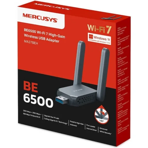 Mercusys Αντάπτορας Δικτύου USB με Ασύρματη Σύνδεση Wi-Fi 688Mbps (Πρότυπο v1)