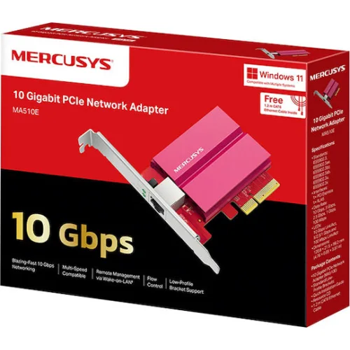Mercusys 10 Gigabit PCle Network Adapter (MA510E) (MERMA510E)