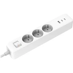Xiaomi Πολύπριζο 3 Θέσεων με USB-A, USB-C και Καλώδιο 1.4m
Κωδικός: BHR07UKEU
