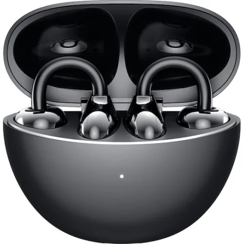 Honor Choice Earbuds Clip Bluetooth Handsfree Ακουστικά με Αντοχή στον Ιδρώτα και Θήκη Φόρτισης Μαύρα
