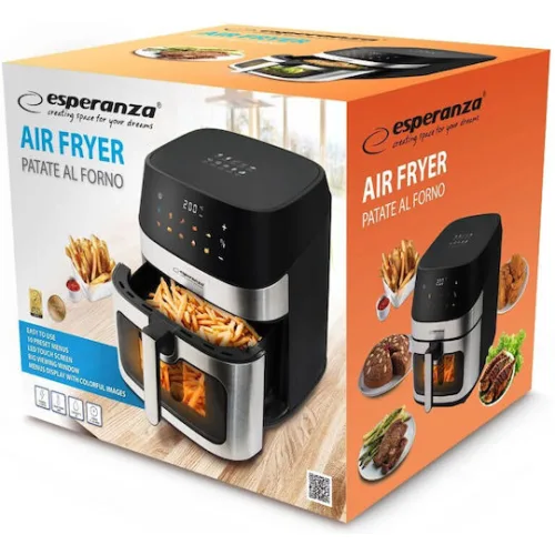 Esperanza Eka005 Air Fryer 8lt Μαύρο