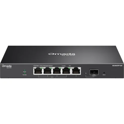 TP-LINK Omada ES206XPP-M2 Managed L2 PoE++ Switch με 5 Θύρες Gigabit (1Gbps) Ethernet