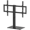 Powertech PT-1565 Επιτραπέζια Βάση Τηλεόρασης έως 75" και 40kg Ασημί