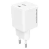 Powertech Φορτιστής Χωρίς Καλώδιο GaN με Θύρα USB-C 100W Power Delivery Λευκός (PT-1612)