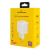 Powertech Φορτιστής Χωρίς Καλώδιο GaN με Θύρα USB-C 100W Power Delivery Λευκός (PT-1612)