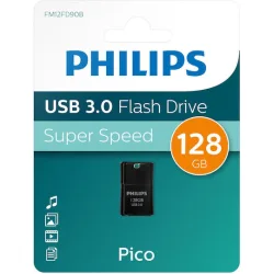 Philips Pico 128GB USB 3.0 Stick Μαύρο