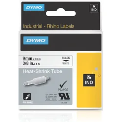 Dymo 18053 Ταινία Ετικετογράφου 1.5m x 9mm σε Λευκό Χρώμα Συμβατή με Dymo Rhino/INDΚωδικός: S0718280
