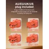 Ldnio Φορτιστής με Θύρα USB-A και Θύρα USB-C και Καλώδιο USB-C - USB-C 45W Πορτοκαλί (Q2420)