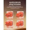Ldnio Φορτιστής με Θύρα USB-A και Θύρα USB-C και Καλώδιο USB-C - USB-C 45W Πορτοκαλί (Q2420)