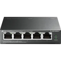 TP-LINK TL-SG1005LP v1 Unmanaged L2 PoE+ Switch με 4 Θύρες Gigabit (1Gbps) Ethernet