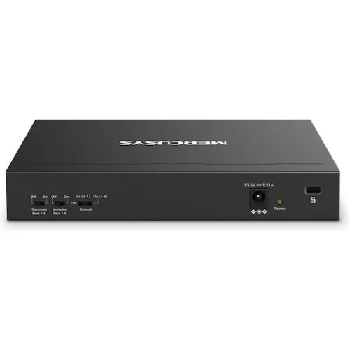Mercusys MS110P v1 L2 PoE+ Switch με 10 Θύρες Gigabit (1Gbps) Ethernet