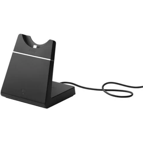 Jabra Evolve 65 TE Link 390a MS Stereo Stand Ασύρματα On Ear Multimedia Ακουστικά με μικρόφωνο και σύνδεση Bluetooth / USB-A