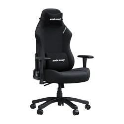 Anda Seat Luna Pro Υφασμάτινη Καρέκλα Gaming με Ρυθμιζόμενα Μπράτσα και Υποπόδιο Μαύρη