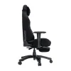 Anda Seat Luna Pro Υφασμάτινη Καρέκλα Gaming με Ρυθμιζόμενα Μπράτσα και Υποπόδιο Μαύρη