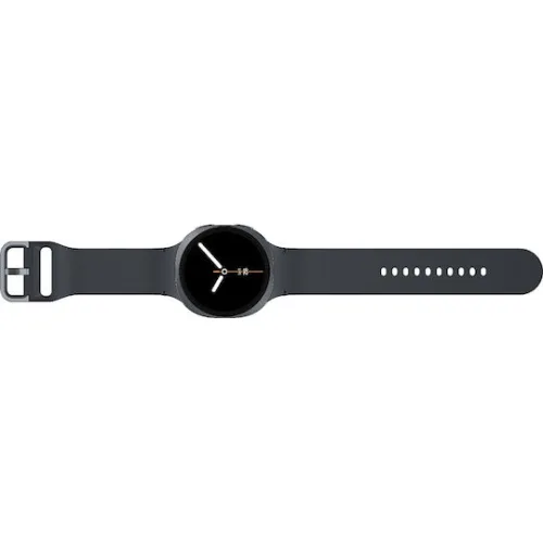 Samsung Galaxy Watch8 Aluminium 44mm Αδιάβροχο με Παλμογράφο (Dark Gray)