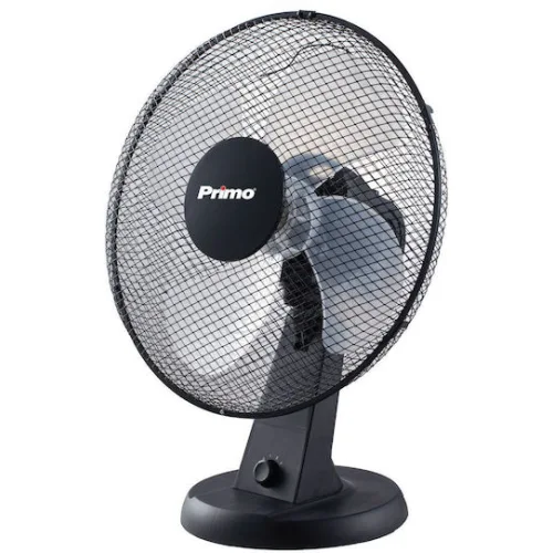Primo PRTF-80593 Επιτραπέζιος Ανεμιστήρας 50W Διαμέτρου 40cm ΜαύροςΚωδικός: 800593