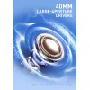 Ldnio H01 Ασύρματα / Ενσύρματα Over Ear Ακουστικά με 75 ώρες Λειτουργίας Μαύρα