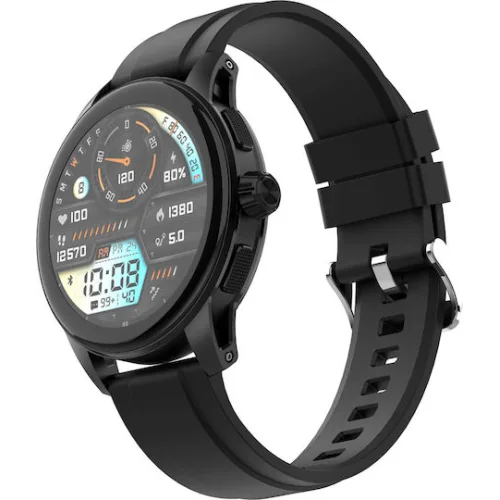 Ldnio SW05 46mm Smartwatch με Παλμογράφο (Μαύρο)