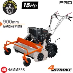 NAKAYAMA Pro PB8900 Aυτοκινούμενος Καταστροφέας Χόρτων,Βενζινοκίνητος,15Hp,Τετράχρονος Κινητήρας
