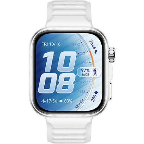 Huawei Watch Fit 5 Pro Titanium 44mm Αδιάβροχο με Παλμογράφο (Λευκό)