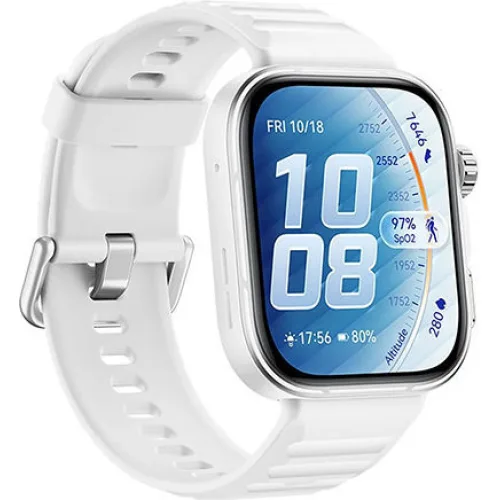 Huawei Watch Fit 5 Pro Titanium 44mm Αδιάβροχο με Παλμογράφο (Λευκό)
