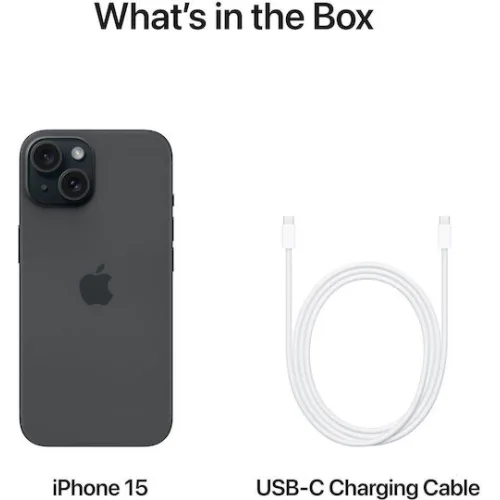 Apple iPhone 15 (6/128GB) Μαύρο