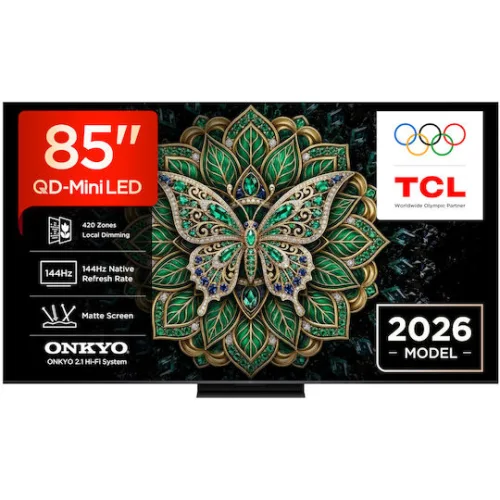 TCL Smart Τηλεόραση 85" 4K UHD QD-Mini LED C6K Pro HDR (2026) 85C6K Pro