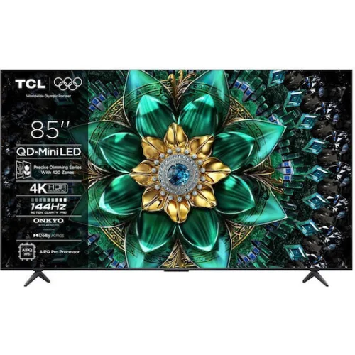 TCL Smart Τηλεόραση 85" 4K UHD Mini LED 85Q6C HDR (2025)