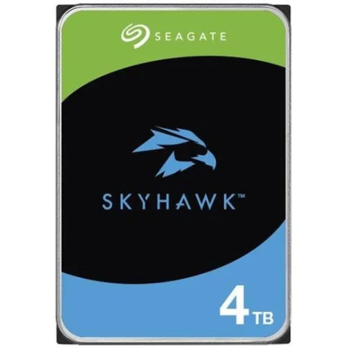Seagate Skyhawk +Rescue 4TB HDD Σκληρός Δίσκος 3.5" SATA III με 256MB Cache για Καταγραφικό ST4000VX016
