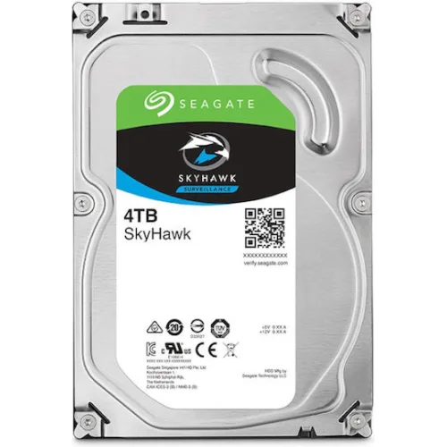 Seagate Skyhawk +Rescue 4TB HDD Σκληρός Δίσκος 3.5" SATA III με 256MB Cache για Καταγραφικό ST4000VX016