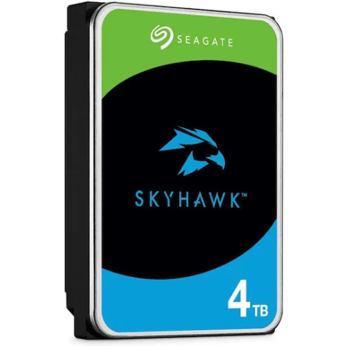 Seagate Skyhawk +Rescue 4TB HDD Σκληρός Δίσκος 3.5" SATA III με 256MB Cache για Καταγραφικό ST4000VX016