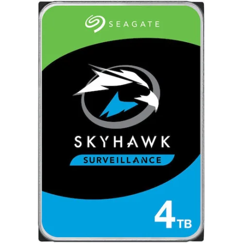 Seagate Skyhawk +Rescue 4TB HDD Σκληρός Δίσκος 3.5" SATA III με 256MB Cache για Καταγραφικό ST4000VX016