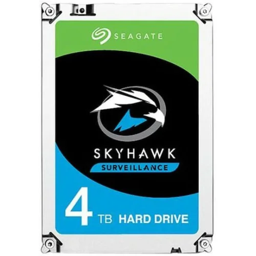 Seagate Skyhawk +Rescue 4TB HDD Σκληρός Δίσκος 3.5" SATA III με 256MB Cache για Καταγραφικό ST4000VX016